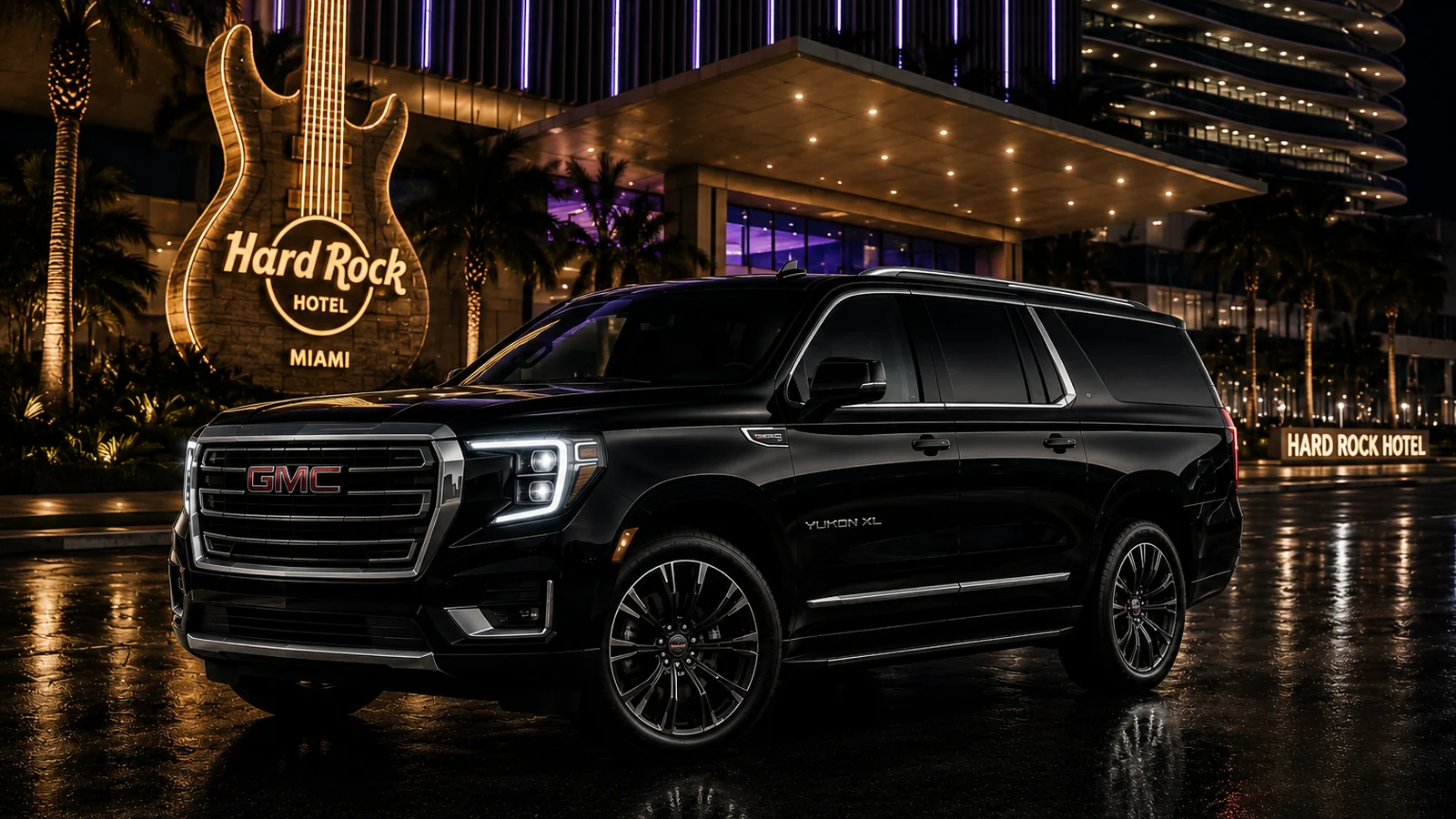 Private South Florida Rides Samy Limo GMC Yukon XL South Florida